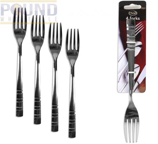Wholesale Stainless Steel Fork's (pack/4) Pound Wholesale