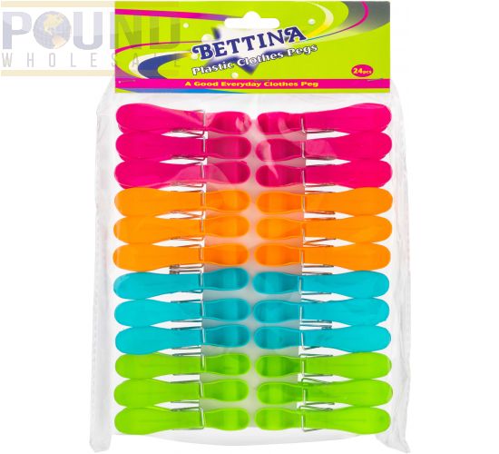plastic pegs