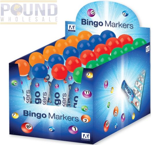 Wholesale Bingo Markers Assorted Colours | Pound Wholesale