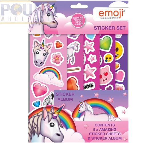 Wholesale Emoji Unicorn Sticker Paradise Pound Wholesale