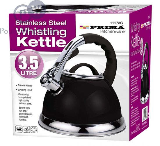 Black and chrome clearance kettle