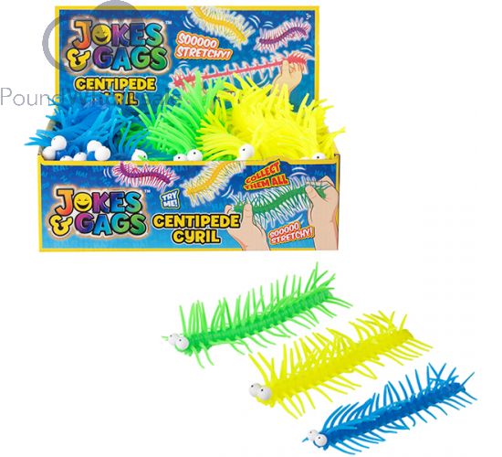 Wholesale Jokes Gags Centipede Cyril Assorted Colours Cdu
