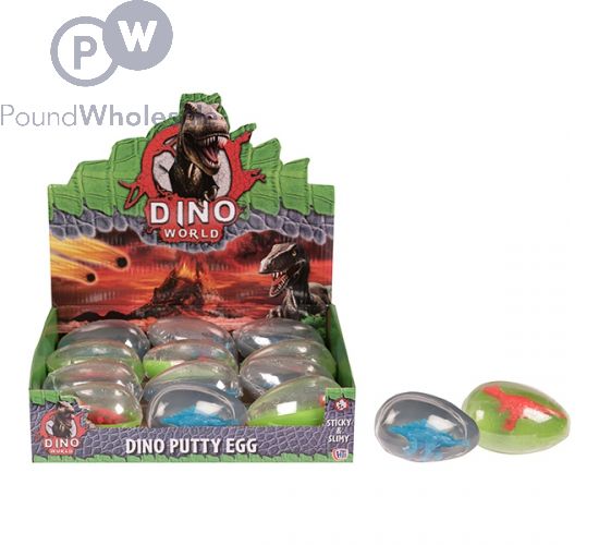 Dinosaur slime putty store egg