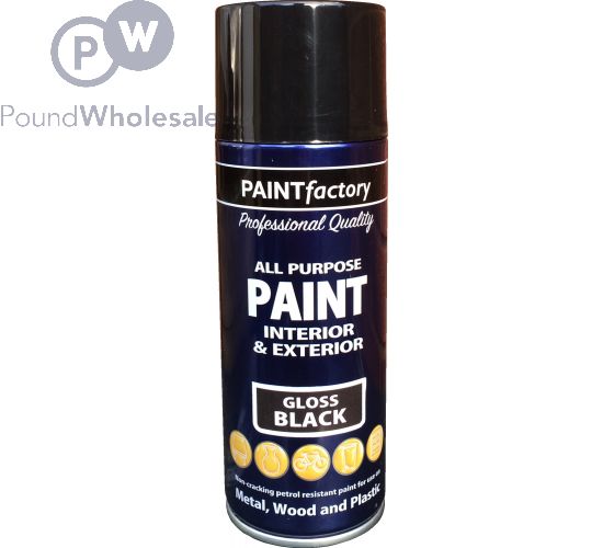 Do It All Purpose Spray Paint, Black