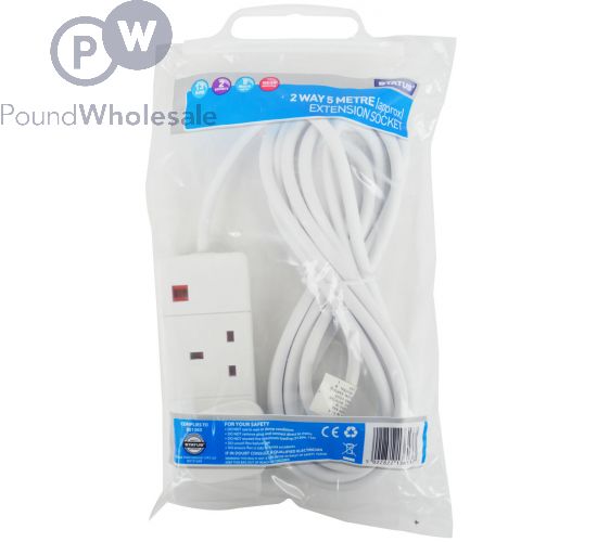 Wholesale 2way 5m Extension Lead Pound Wholesale