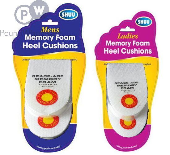 Wholesale Memory Foam Heel Cushion assorted Mens ladies Pound Wholesale