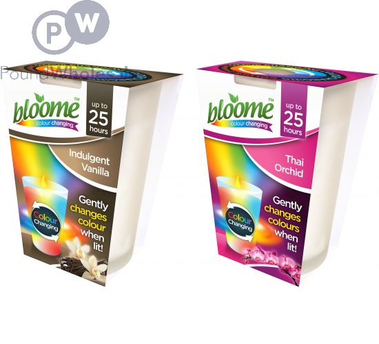 Ambient air shop colour changing candle