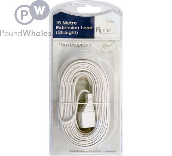 Wholesale Elpine Telephone Extension Lead 15m | Pound Wholesale