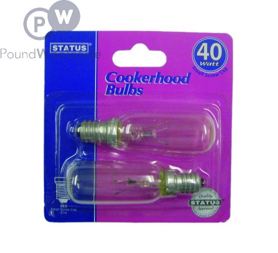 2pk 40w Cooker Hood Bulbs
