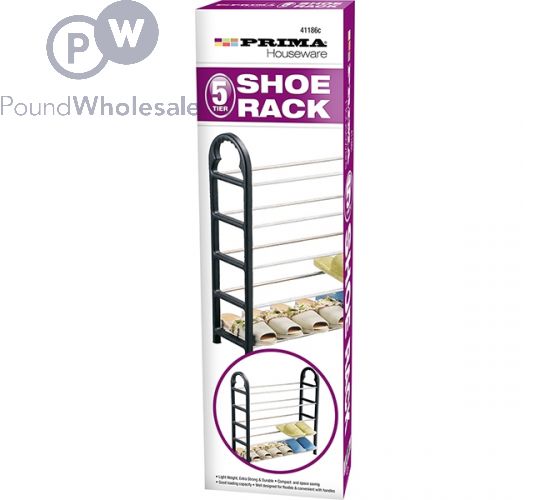 Wholesale Prima 5 Tier Shoe Rack | Pound Wholesale