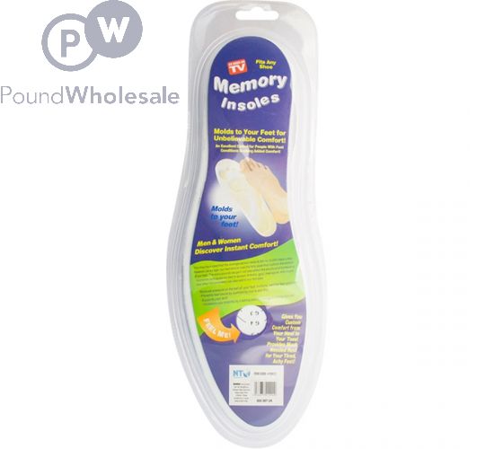 MEMORY FOAM INSOLES ONE SIZE