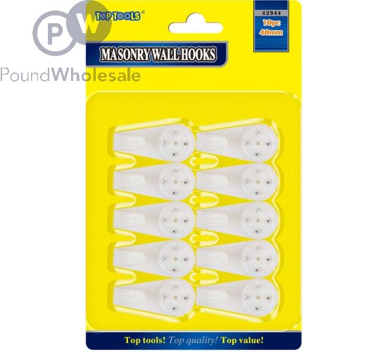 Wholesale 10px X 40mm Masonry Wall Hooks Pound Wholesale