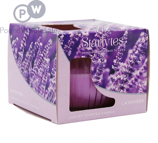 STARLYTES LAVENDER LUXURY SCENTED CANDLE