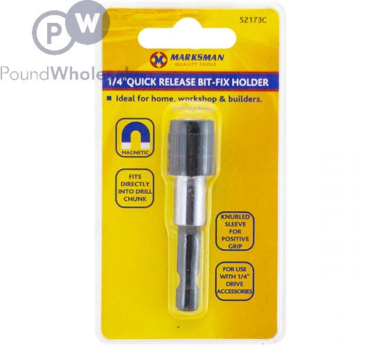 Wholesale Marksman 1/4" Quick Release Bitfix Holder Pound Wholesale