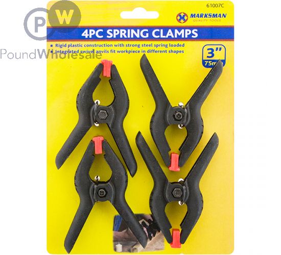 Wholesale Marksman Spring Clamps Set 3" 4pc Pound Wholesale