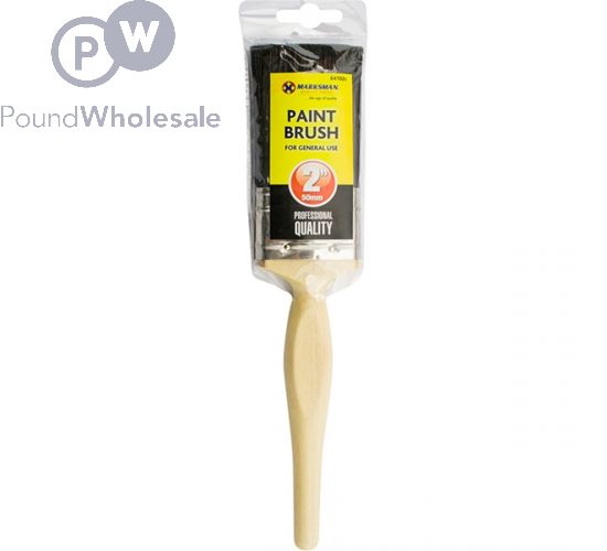 Marksman Wooden Handle Paint Brush 2