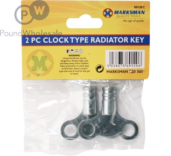 MARKSMAN CLOCK TYPE RADIATOR KEY 2PC
