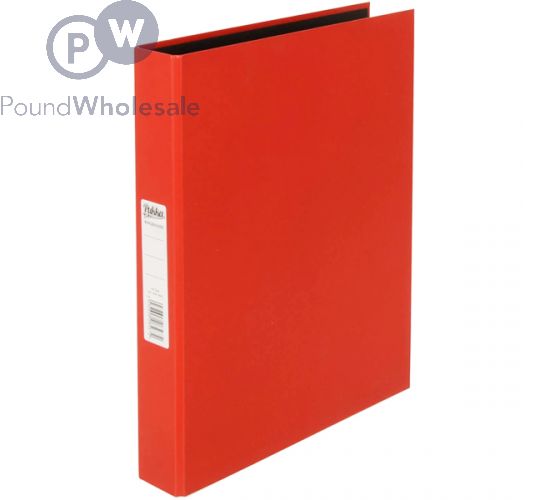 Black A4 Guest Information Folder - 19mm Ring Binder With Display Sleeves For Hotels & Rentals