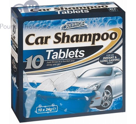 CAR SHAMPOO TABLETS 10pk