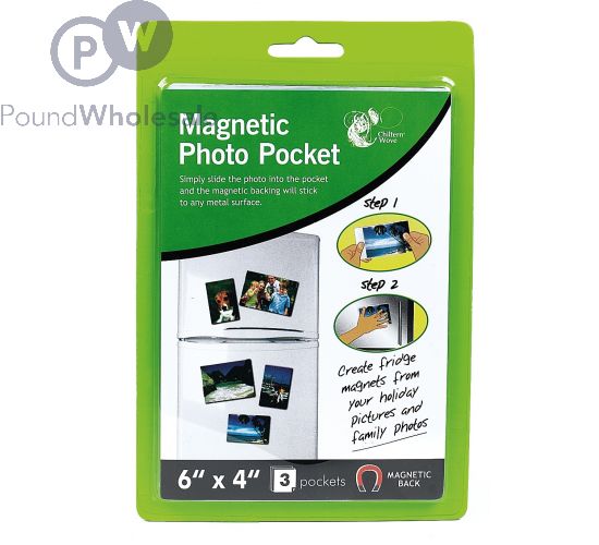 3pk MAGNETIC PHOTO POCKET