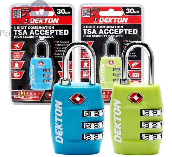 Wholesale Dekton 3 Digit Combination Tsa Accepted High Security