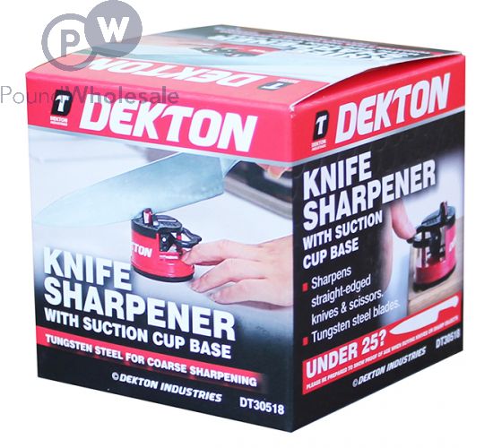 Dekton Knife Sharpener Stone - Double Sided Fine / Coarse Sharpening  Kitchen