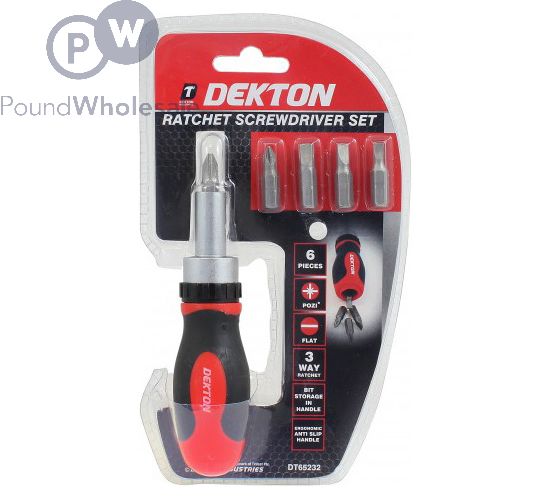 Wholesale Dekton Ratchet Screwdriver Set Pound Wholesale