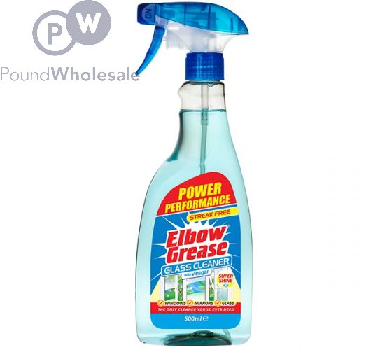ELBOW GREASE GLASS CLEANER WITH VINEGAR