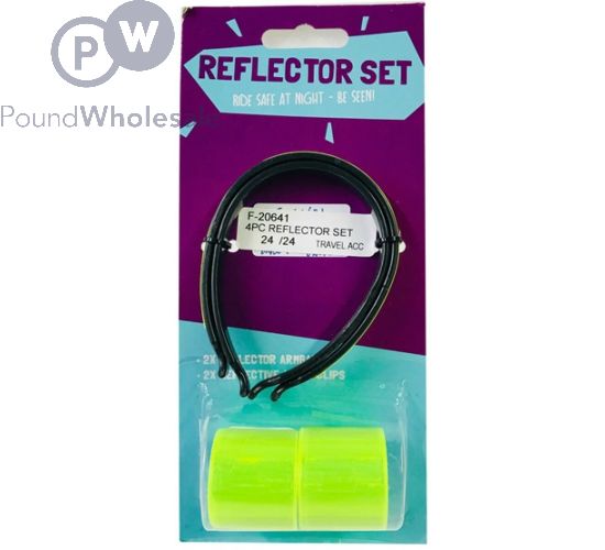 Wholesale 4 Piece Bike Reflector Set Pound Wholesale