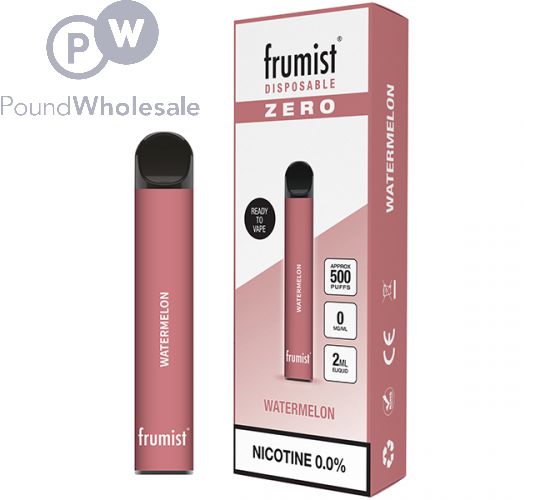 Wholesale Frumist Zero Disposable Vape Pod Watermelon 0mg | Pound Wholesale