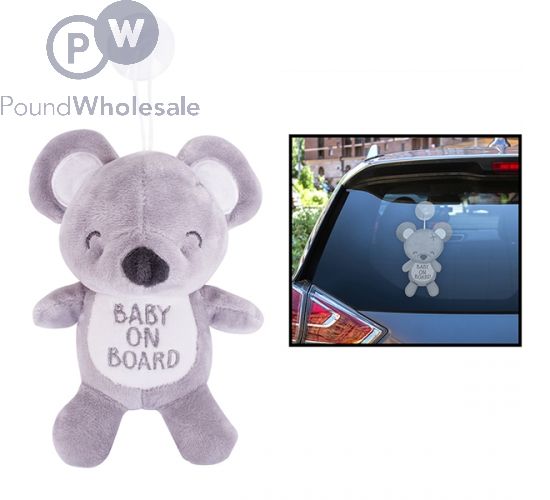 BABY ON BOARD TEDDY BEAR SIGN
