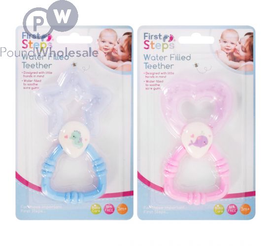 Water filled teether safe store