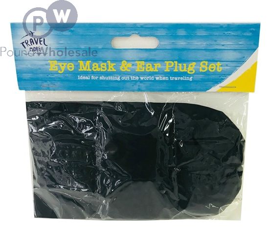Wholesale Eye Mask & Ear Plug Set Pound Wholesale