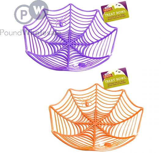 TRICK OR TREAT SPIDER WEB BOWL