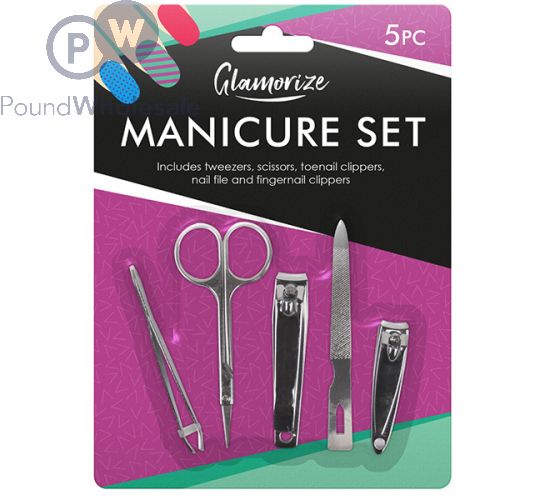 Wholesale Glamorize Manicure Set 5pc