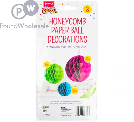 Paper deals ball decorations