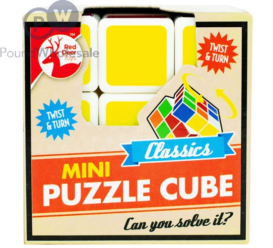 Wholesale Red Deer Toys Mini Puzzle Cube | Pound Wholesale