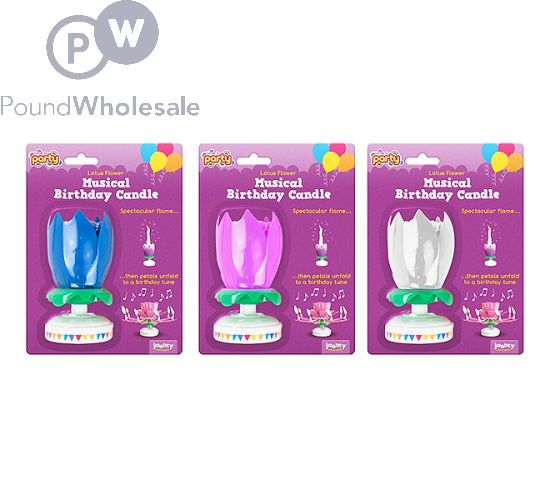 Wholesale Time To Party Musical Birthday Candle Pound Wholesale