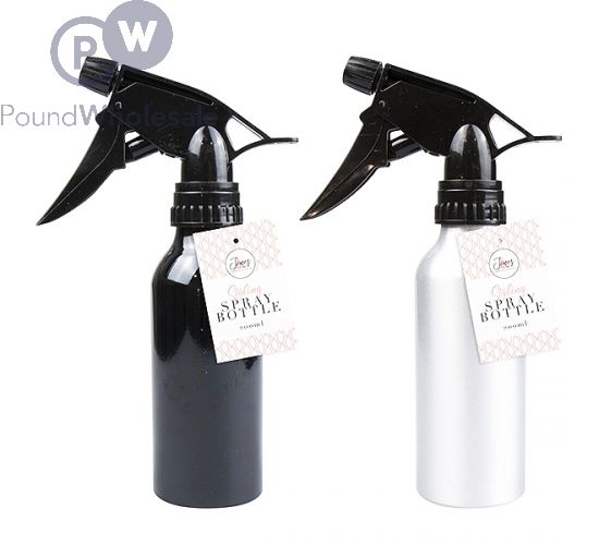 JONES CO ALUMINIUM SPRAY BOTTLE 200ML ASSORTED COLOURS