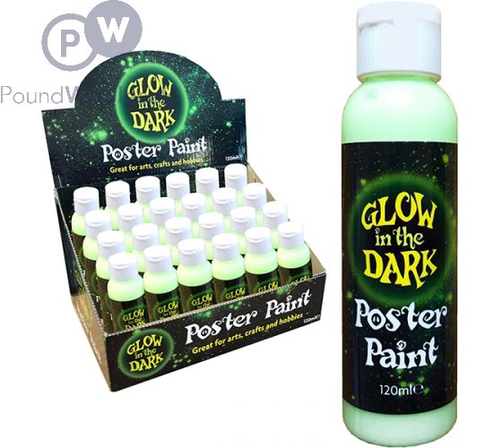 GLOW IN THE DARK POSTER PAINT