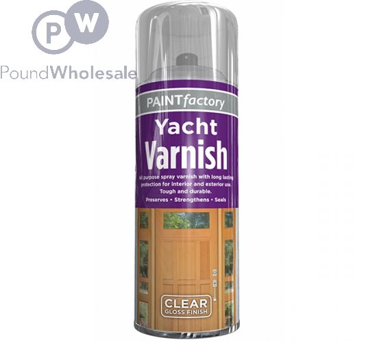 PAINT FACTORY YACHT SPRAY VARNISH 400ML