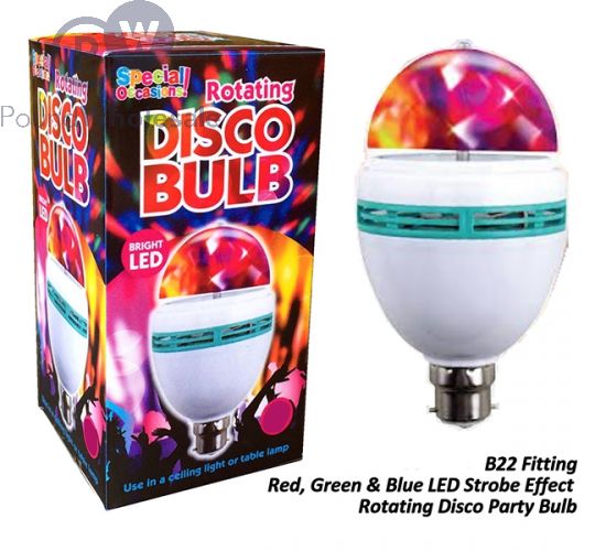 ROTATING DISCO PARTY BULB