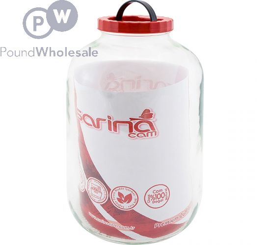 PLAIN PANTRY GLASS JAR 8L