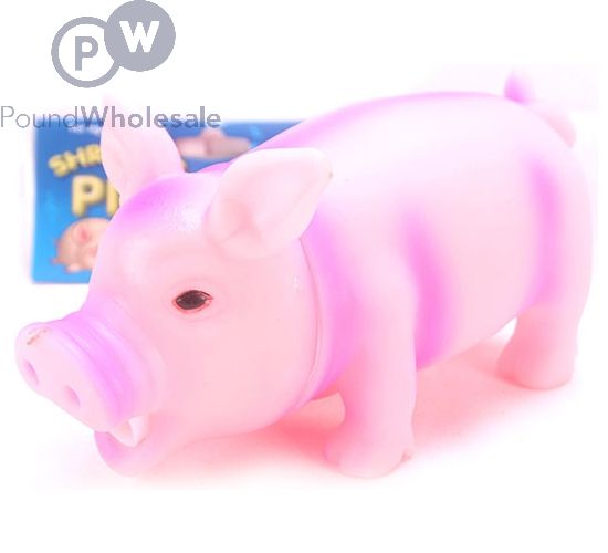 Screaming top pig toy