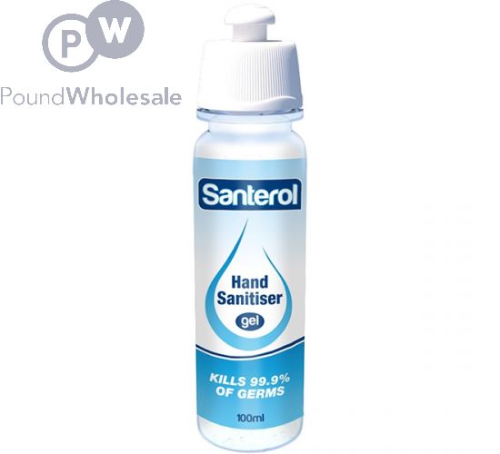 SANTEROL 62.5% ALCOHOL HAND SANITISER GEL 100ML