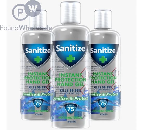 SANITIZE INSTANT PROTECTION 75% ALCOHOL HAND GEL 100ML