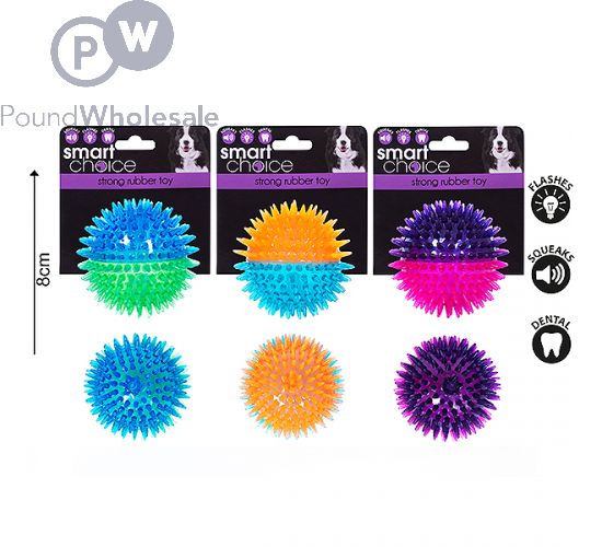 Flashing on sale spiky ball