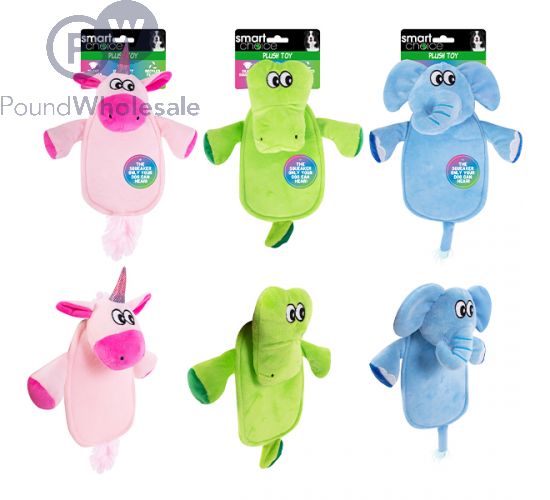 Wholesale Smart Choice Ultrasonic Squeaker Animal Plush Dog Toy