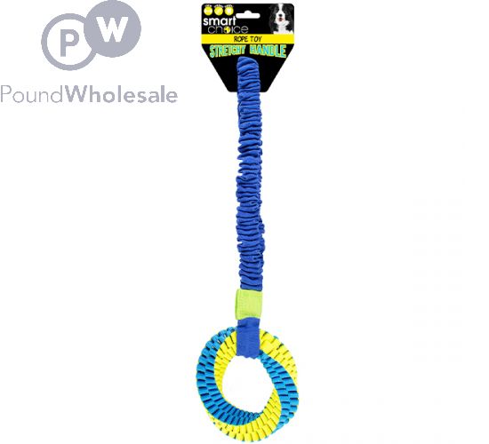 Wholesale Smart Choice Twisted Rope Bungee Dog Toy 46cm | Pound Wholesale