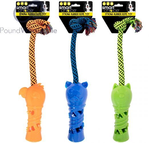 Rubber rope dog discount toy